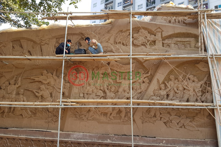 ​Large-Size 3D Relief Scanning Service - Accurate to Every Line
