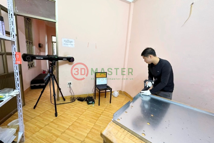 ​High-Precision 3D CMM Measurement of Sheet Metal Stamping Products with Creaform HandyPROBE CMM