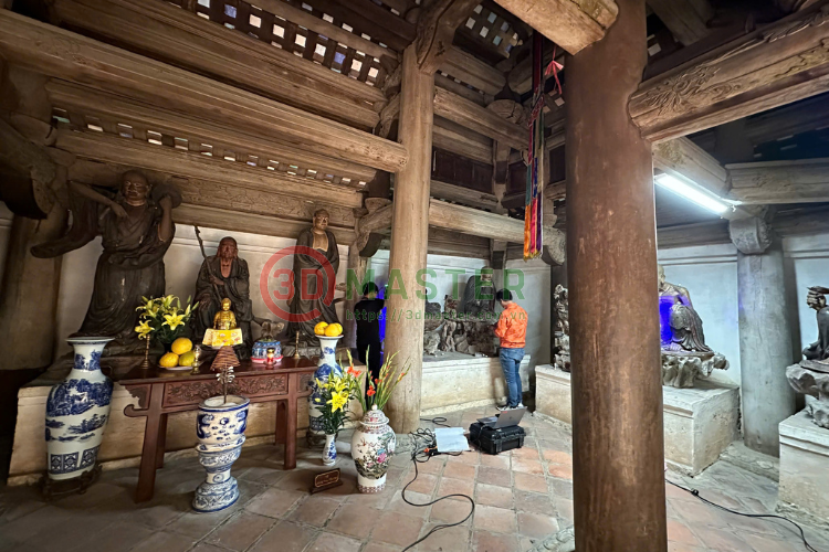 Digitizing Tay Phuong Pagoda Using 3D Scanning Technology - Preserving Vietnamese Heritage