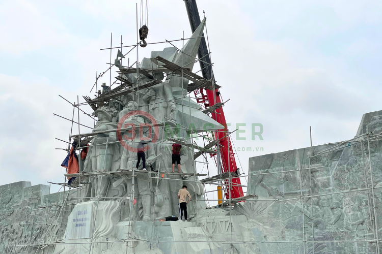 3D MASTER 3D Scan of the Ten Female Martyrs of Lam Ha Militia Monument