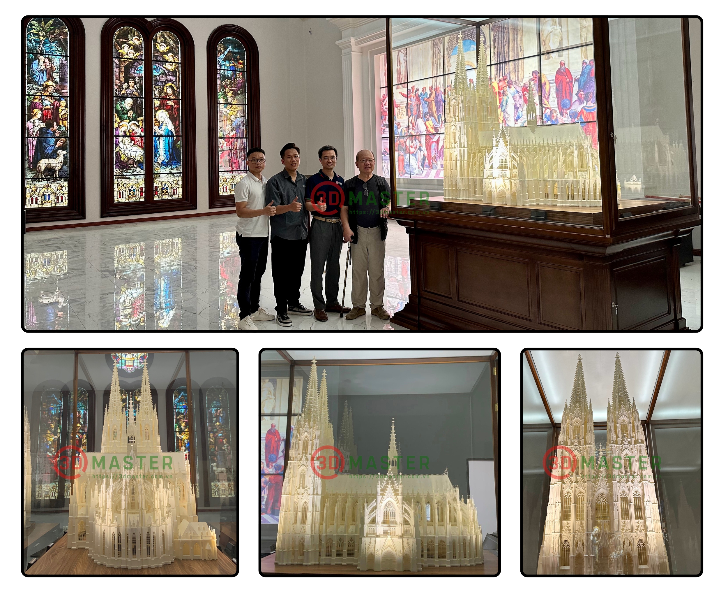 ​3D Master Successfully Reconstructs Cologne Cathedral Germany Using 3D Printing Technology