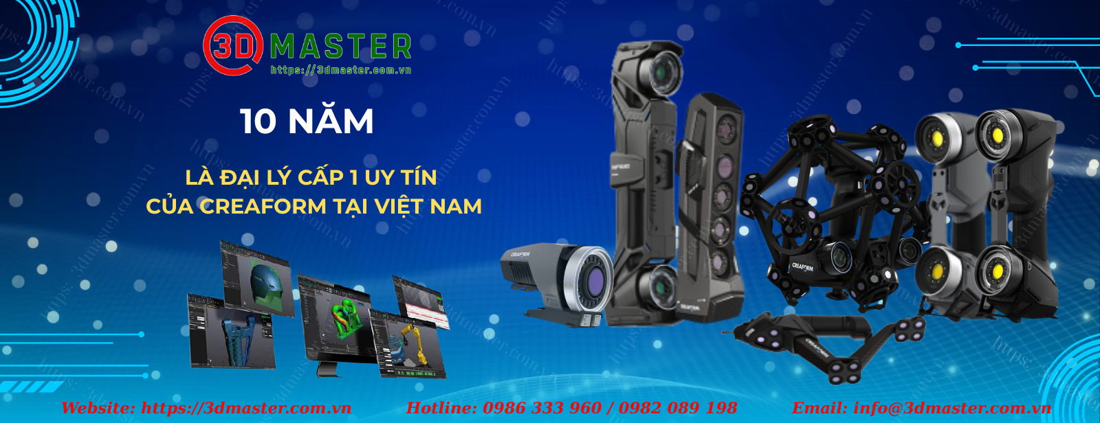 ​3D MASTER 10th Anniversary – Creaform Level 1 Reputable Dealer in Vietnam