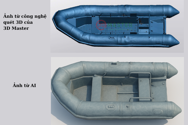 ​Comparing the Quality of 3D Files Generated by AI and 3D Scanning Technology