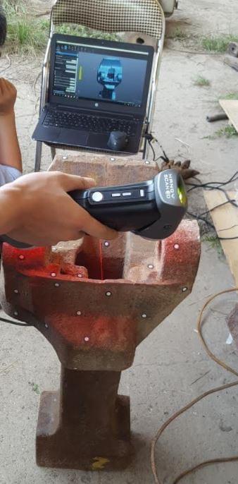 3d scan service at the steel mold workshop