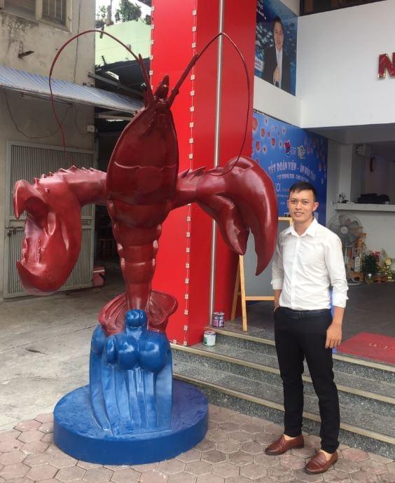 Scan 3d and print 3D model SHRIMP giant restaurant,