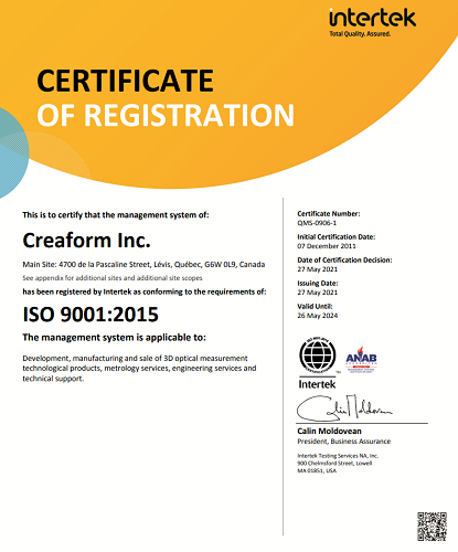 Chứng nhận ISO 9001:2015