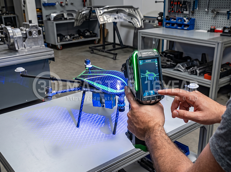 Công nghệ thiết kế và đo kiểm 3D trong sản xuất UAV trong chiến tranh hiện đại 