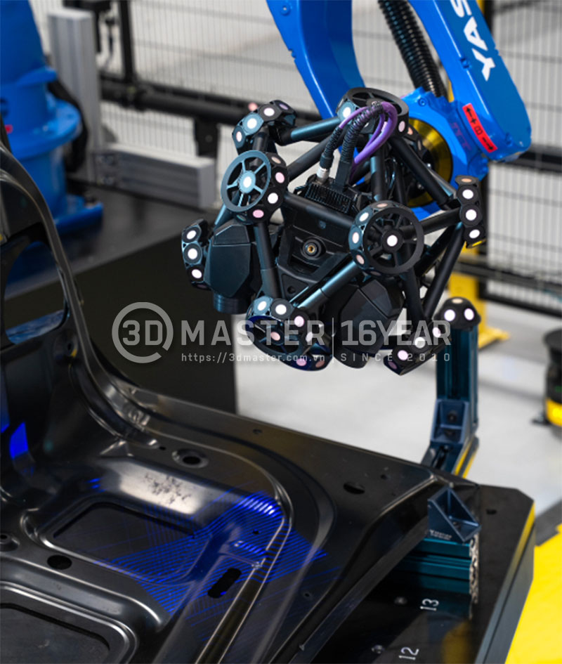 Creaform R-Series – Máy quét 3D gắn robot kết hợp CMM quang học cho QC tự động 
