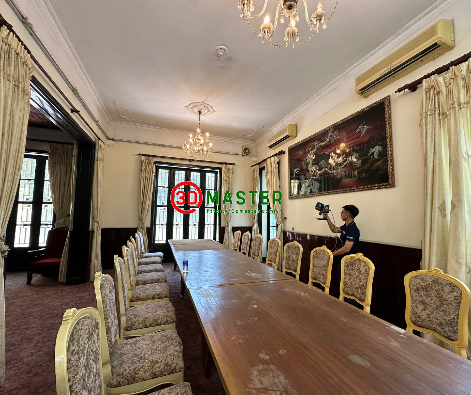 3D Digitization of 200 Ancient Villas in Hanoi Before Restoration Using Handheld 3D Scanners Lidar and Creaform