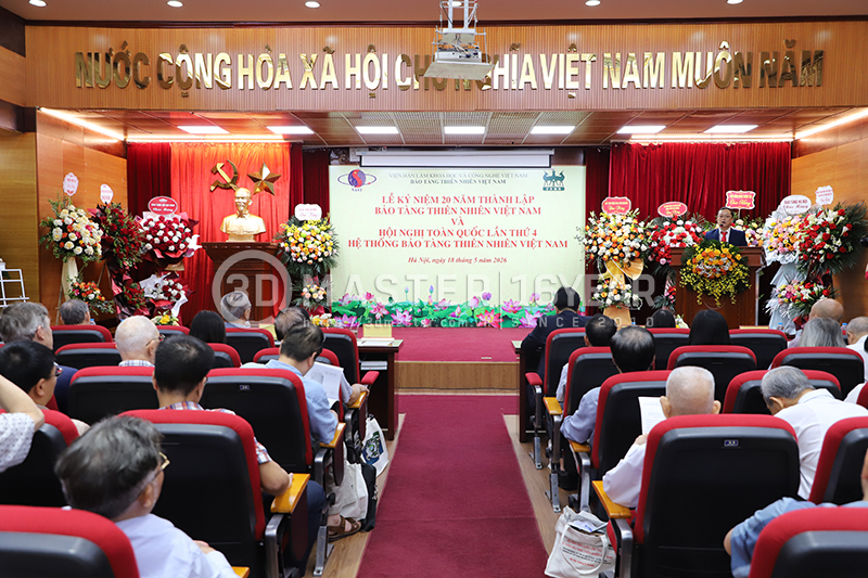3D MASTER tham luận “Ứng dụng công nghệ số hoá 3D và in 3D hiện vật tại Bảo tàng Thiên nhiên Việt Nam”