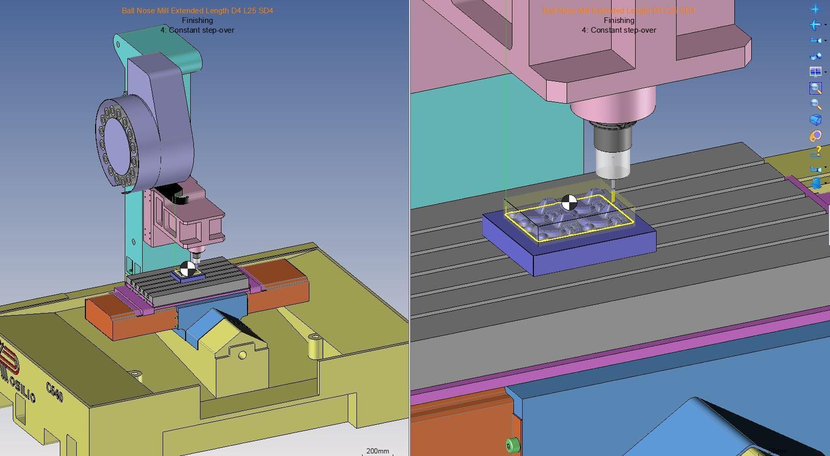 3D scan tool hook, vacuum mold design and CNC milling with Topsolid,