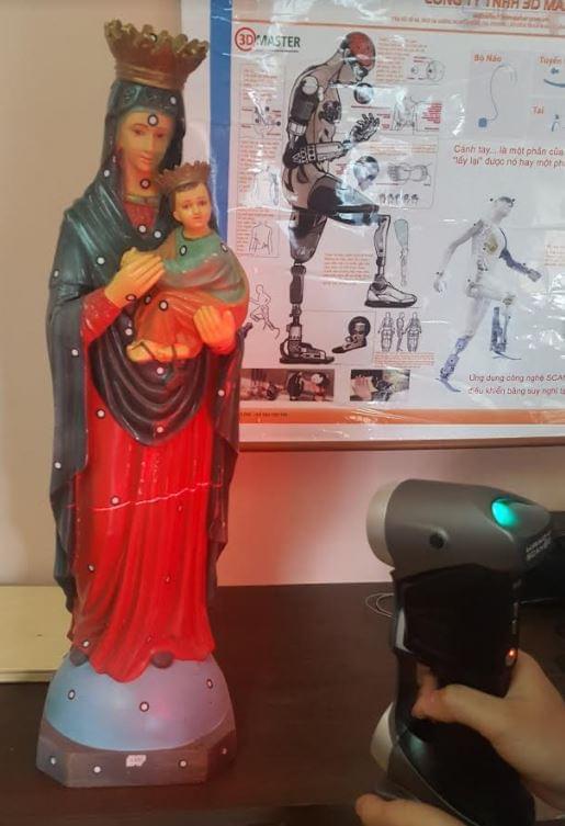 3D Sculpture of the wood 800mm high speed