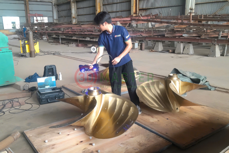 Can 3D scanning be used for glossy and dark materials?