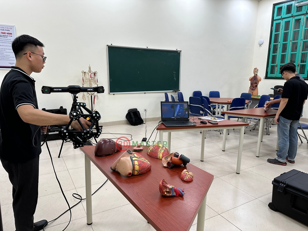 Giải pháp tạo mô hình 3D giải phẫu bằng công nghệ scan 3D