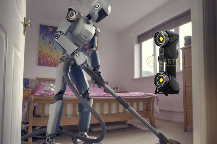 3D Scanning of AI Humanoid Cleaning Robots: Reverse Engineering for the Future?
