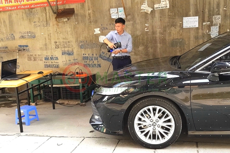 3D Master scan 3D Toyota Camry 2.5Q chuẩn xác cao