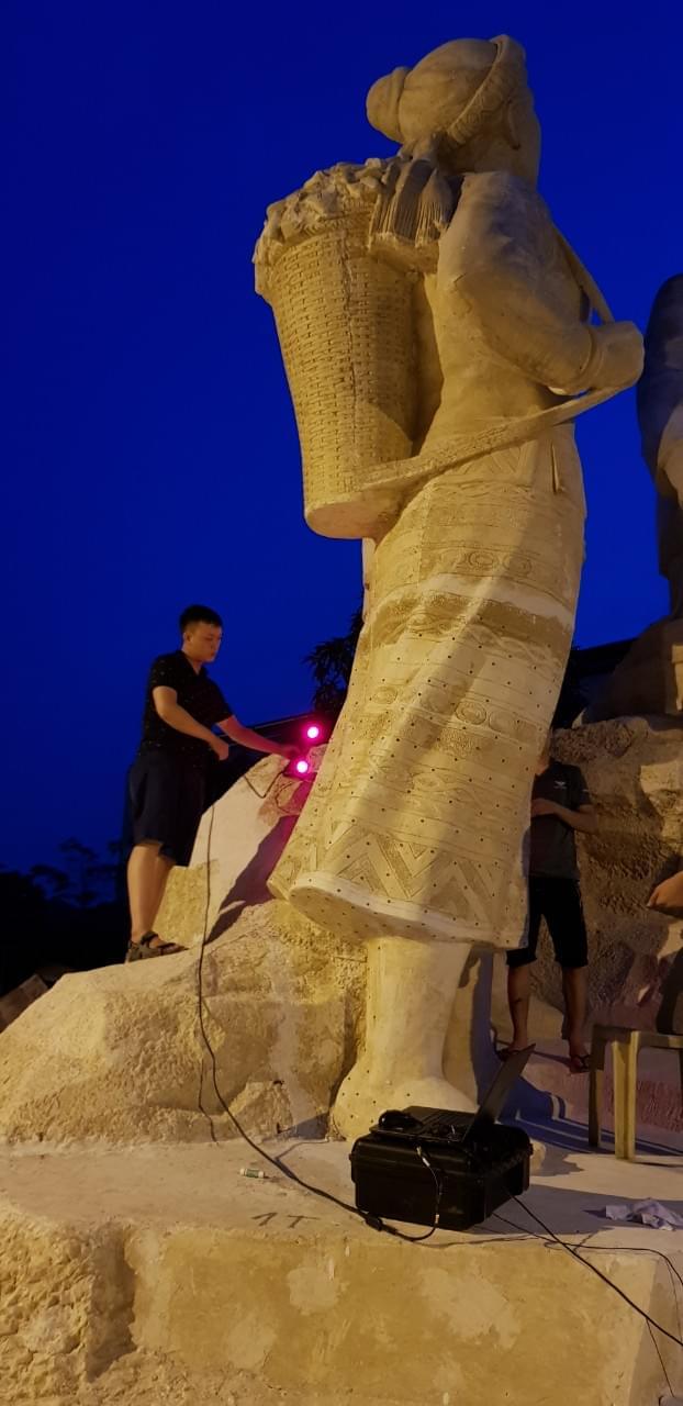 3D scan project CNC stone giant plaster statues,