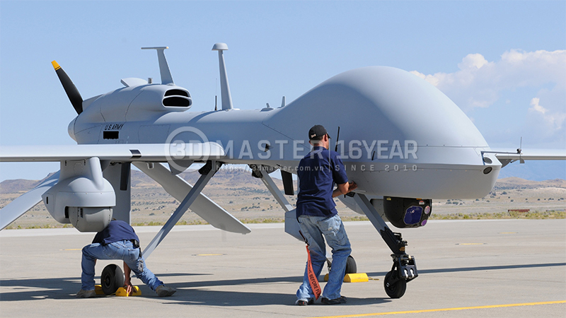 Thách thức và giải pháp khi scan 3D UAV bằng vật liệu composite và sợi carbon 