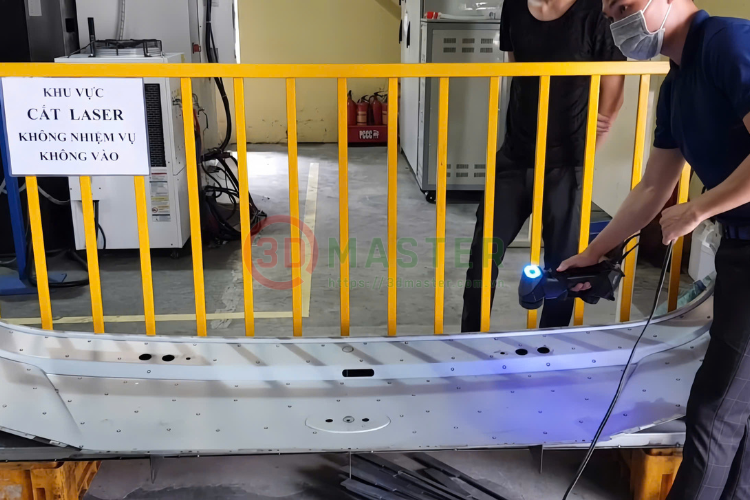 Scan 3D Vỏ Ô Tô Bus: Bước Đột Phá Với HandySCAN Creaform