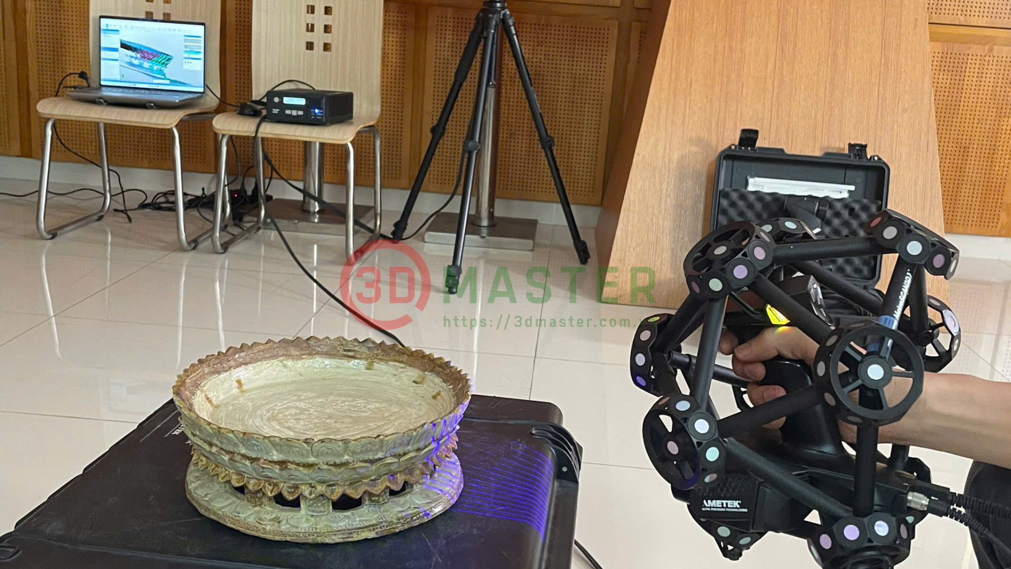 3D digitization of national treasures at Museum using Creaform technology
