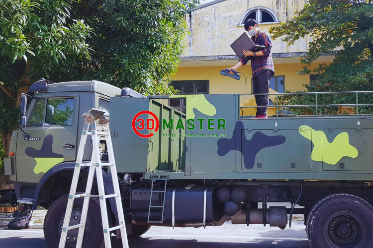 3D MASTER Digitizing Vietnam Military Museum Using MetraSCAN and HandySCAN
