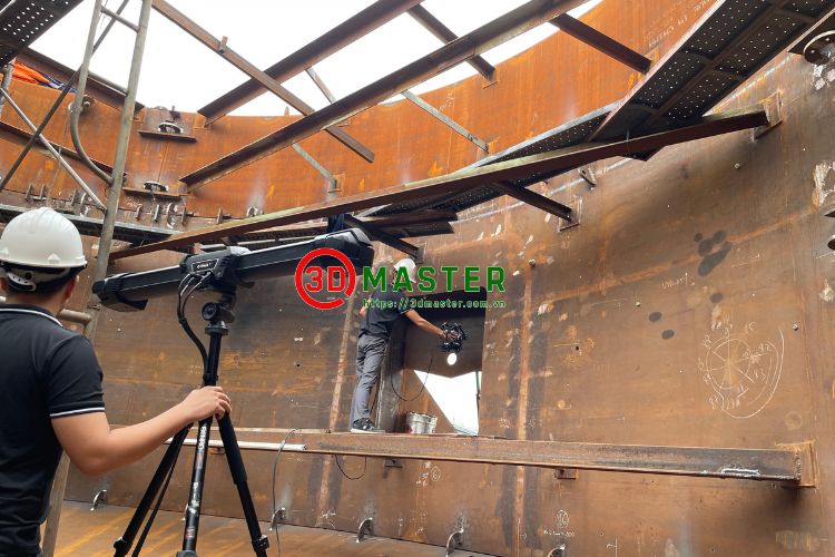3D Master 3D Scan Giant Hydrogen Tank At Lilama
