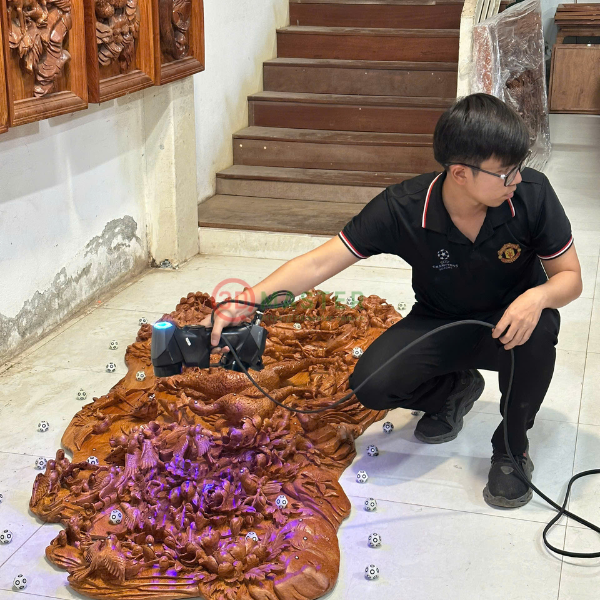 3D Scan of Canh Nau Village Wooden Paintings