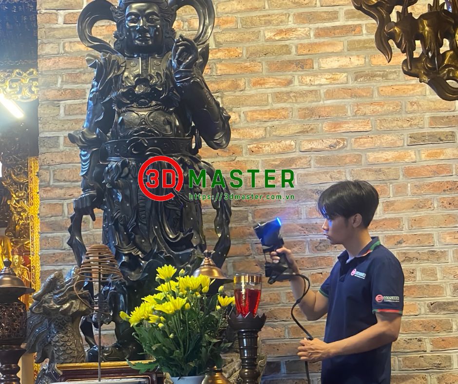 ​3D Scanning Service of Statues at Hoe Nhai Pagoda in Hanoi